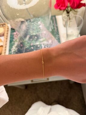 Gorjana initial bracelet “S”